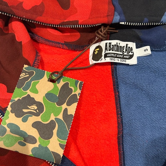 -SOLD- BAPE CAMO SHARK HOODIE - Picture 10 of 11